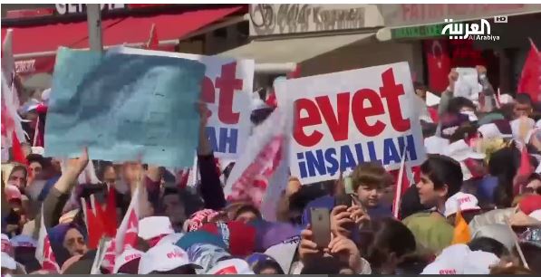 احتجاجات في أنقرهضد أردوغان بعد الاستفتاء